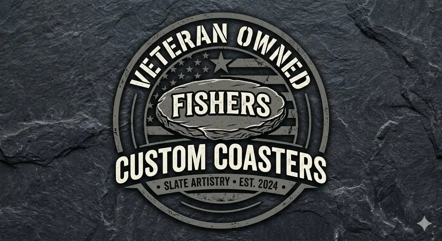 Fisher's Custom Slate Coasters